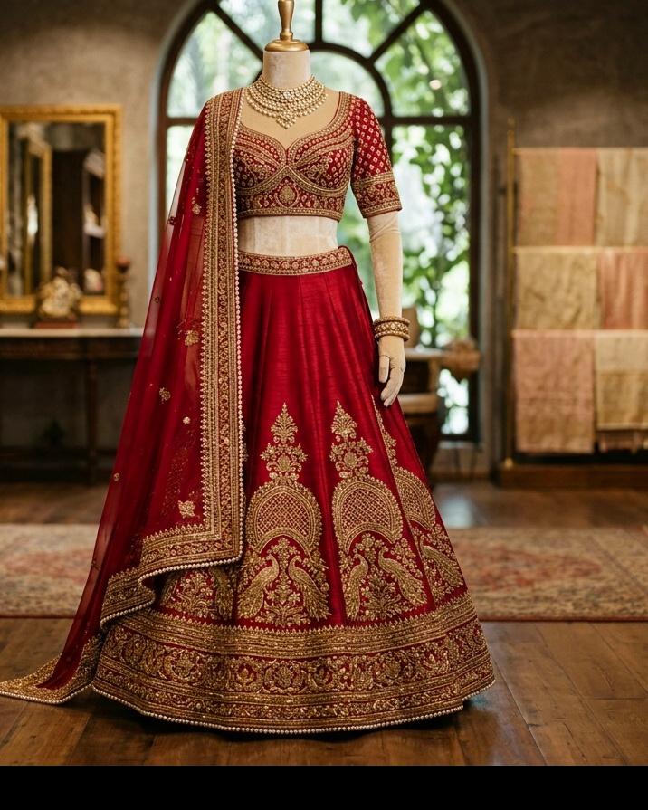 Heritage Organza Bridal Anarkali